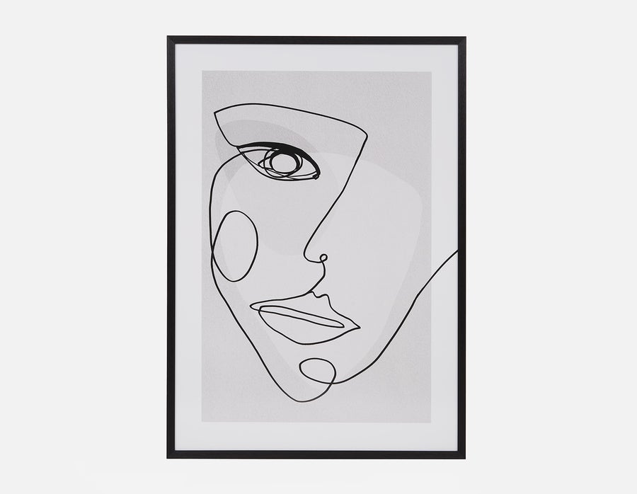 DARCIE framed wall art 73x103cm undefined