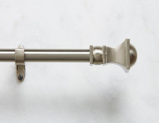 OLTEN - curtain rod set - Nickel