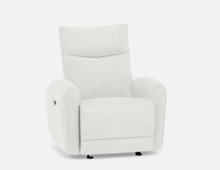 CALVERO - contemporary power-reclining and glider armchair with usb port - Beige
