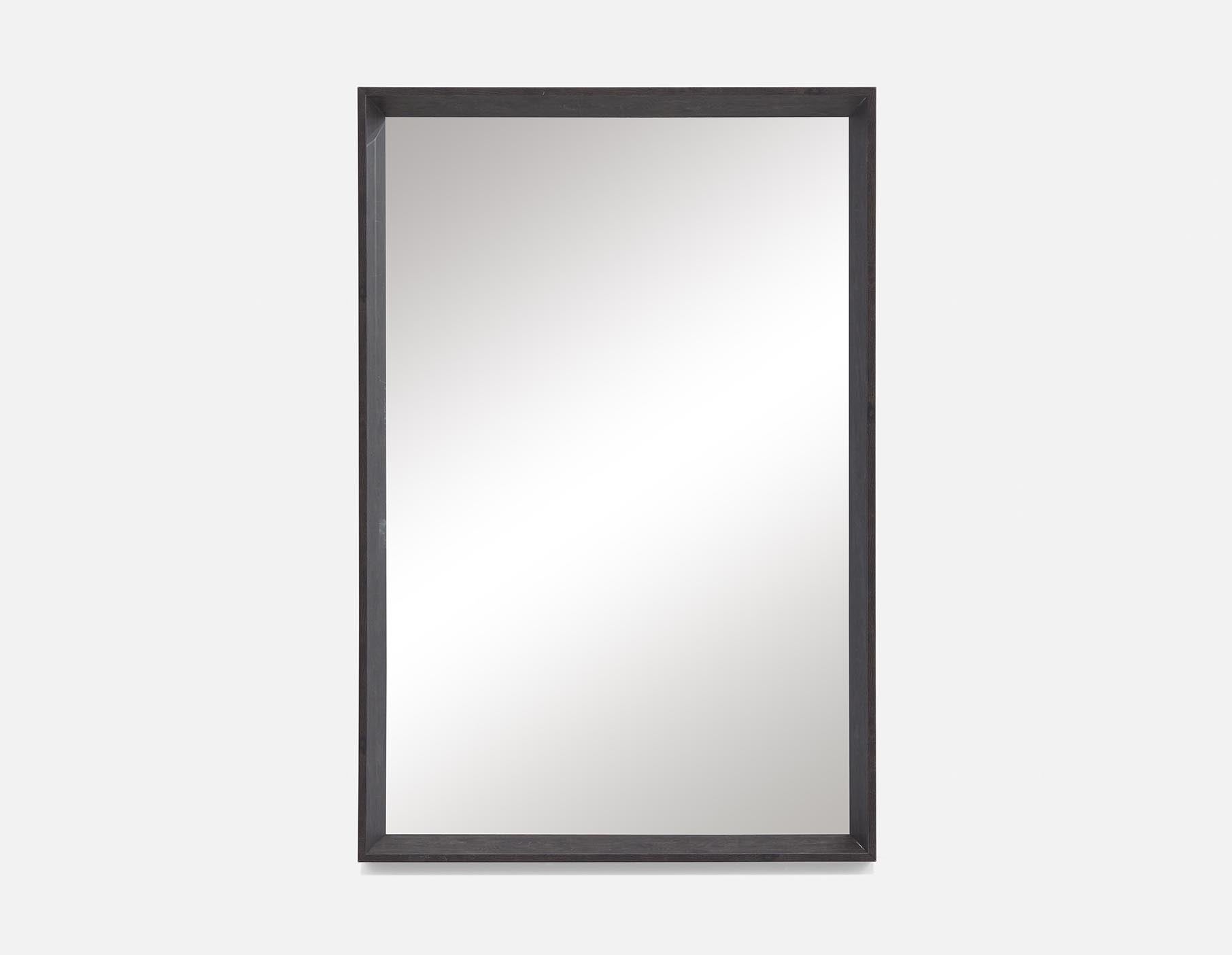 NEVAEH - mirror 60 cm x 90 cm - Black
