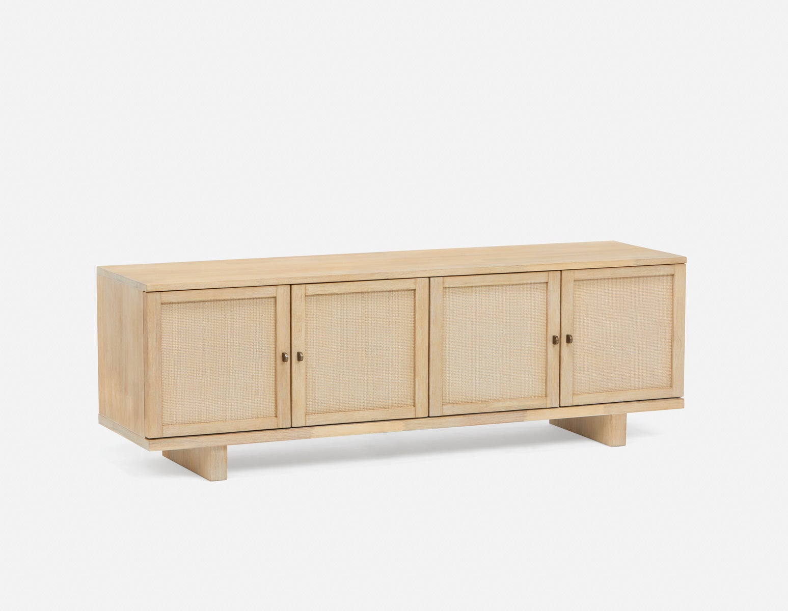 GILLIS - modern farmhouse media unit - Natural