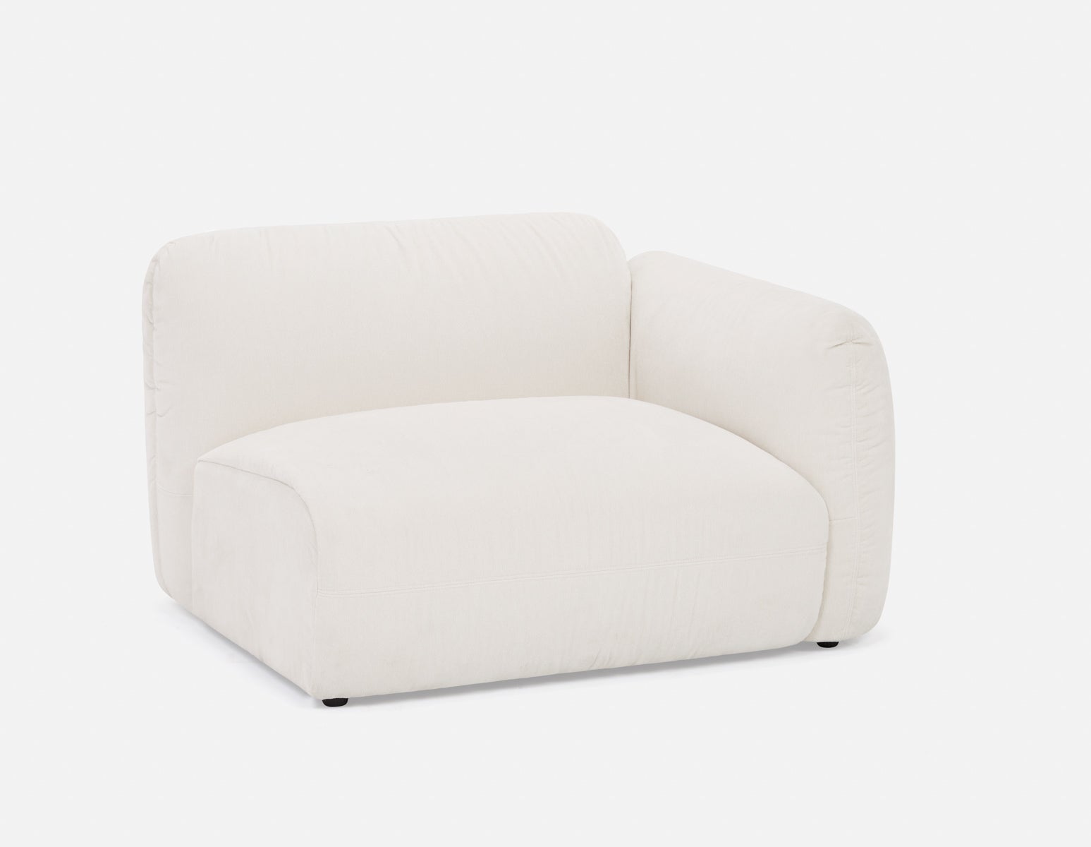 MODENA - modular sofa right arm customize to fit your space - Beige
