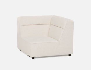 REVAN - modern modular corner sofa customize to fit your space - Cream