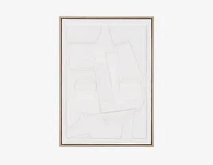 JAMSA - painting 103 x 143cm - White