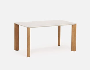 GIULIA - modern contemporary dining table 150 cm - White