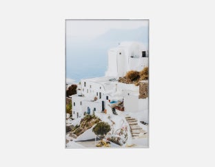 SANTORINI II - giclée encadrée 80 cm x 120 cm - Multi