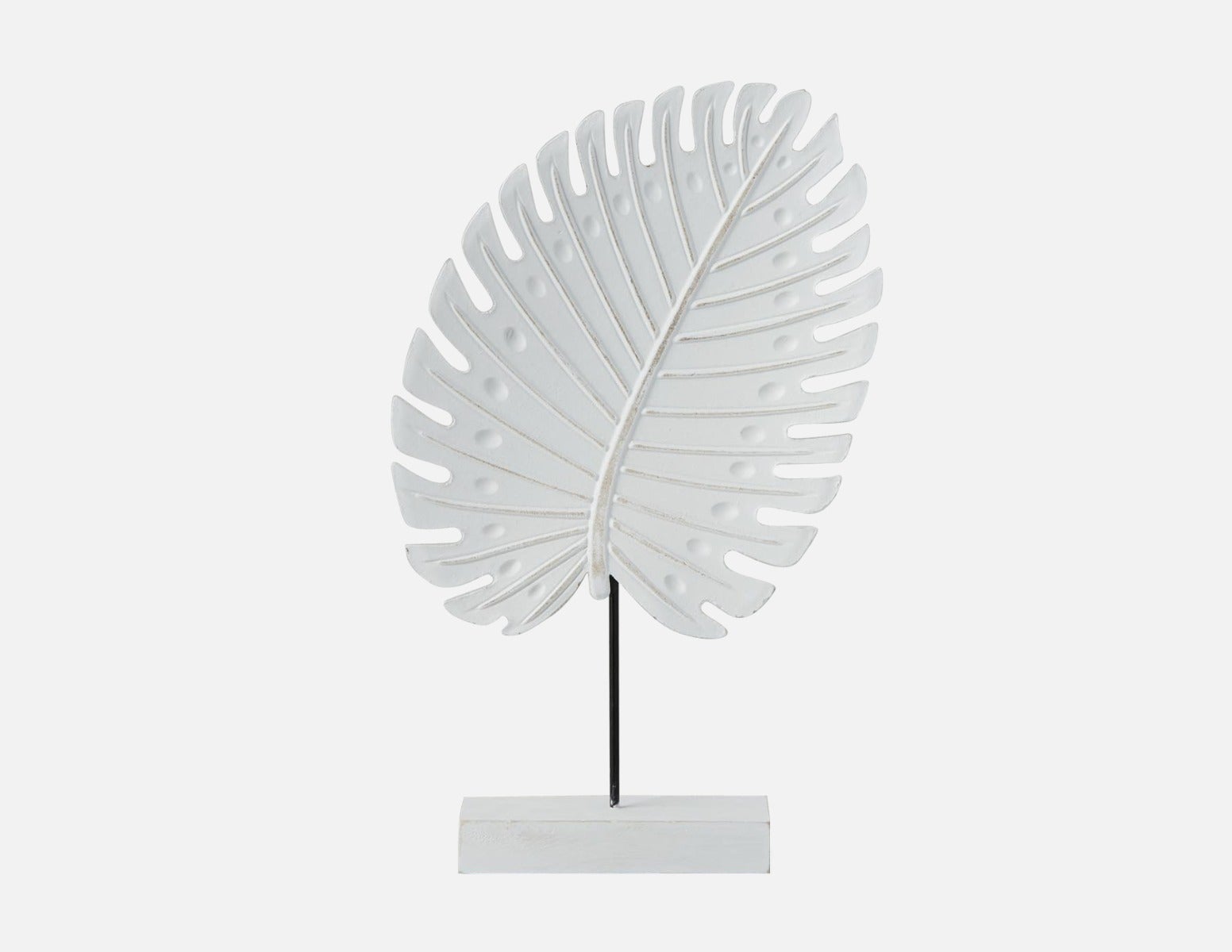 ARECA - sculpture 38 cm - Blanc