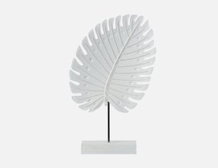 ARECA - sculpture 38 cm - Blanc