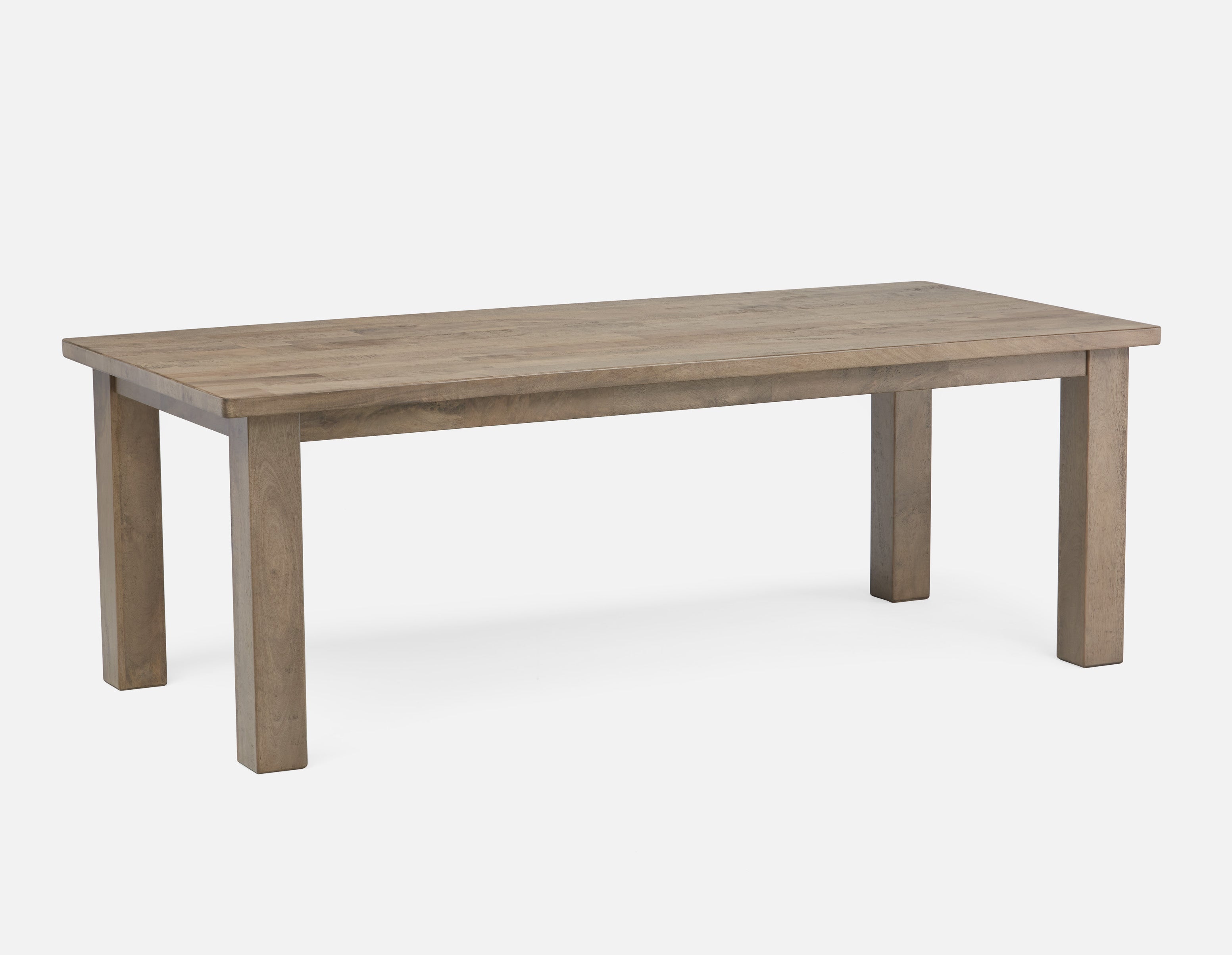 EPIRUS - grande table de salle à manger en bois de manguier massif 220 cm - Naturel