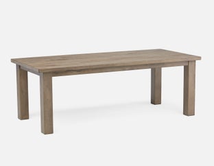EPIRUS - solid mango wood large dining table 220 cm - Natural