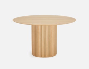 RHODES - round dining table 135cm - Natural