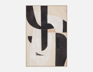 HILLA - tableau encadré 83 x 123cm - Multi