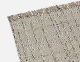 HISTOR - tapis tissé à la main 2.4' x 8' - Gris