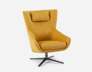 ANITA - fauteuil pivotant moderne contemporain - Rouille