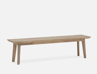 KABBANN - banc en bois d'acacia - Gris