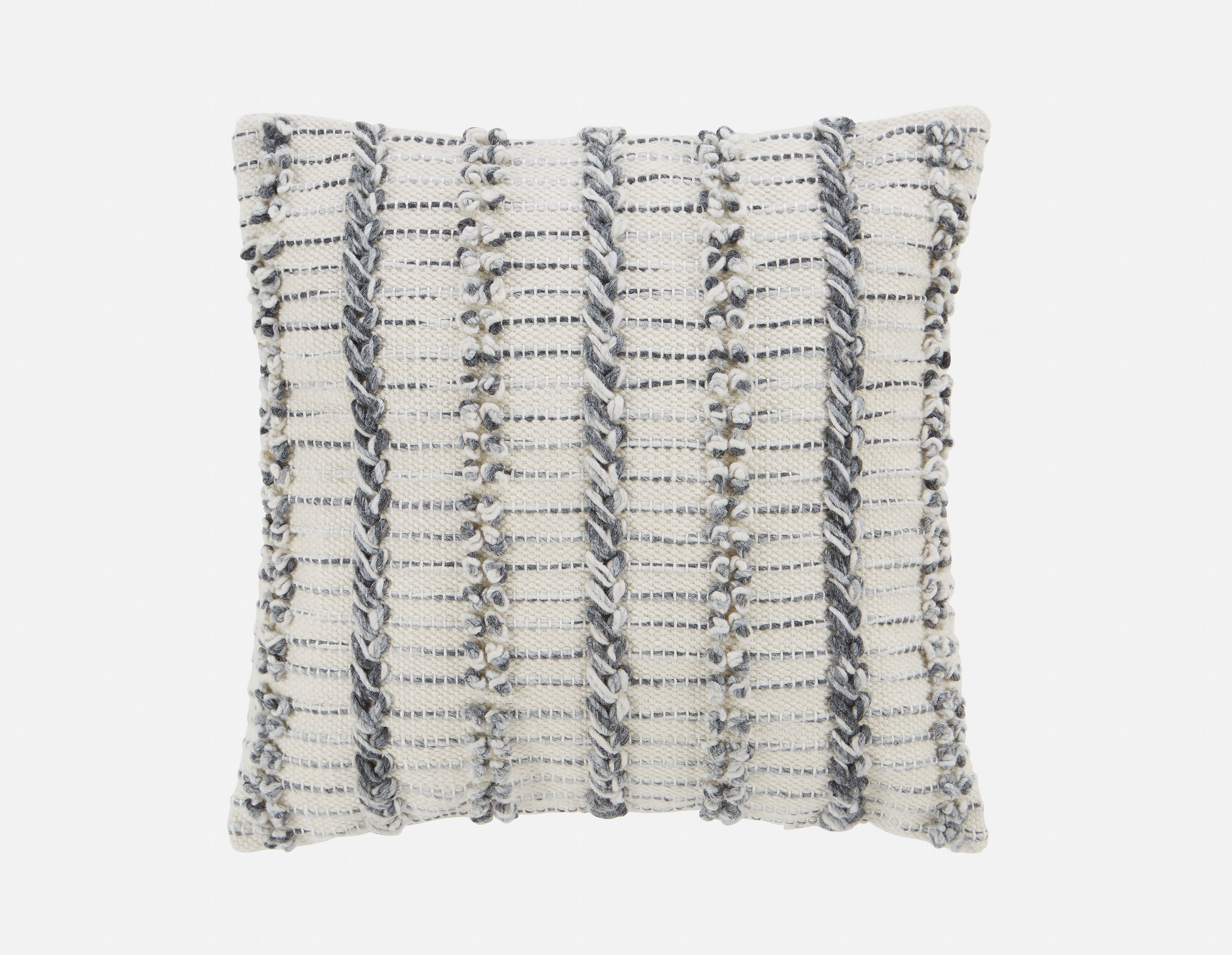 ELIAS - coussin 50cm x 50cm - Gris