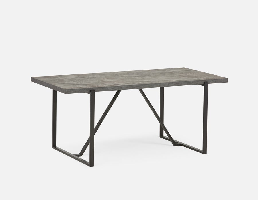 ARDA faux conrete top 180 cm dining table undefined