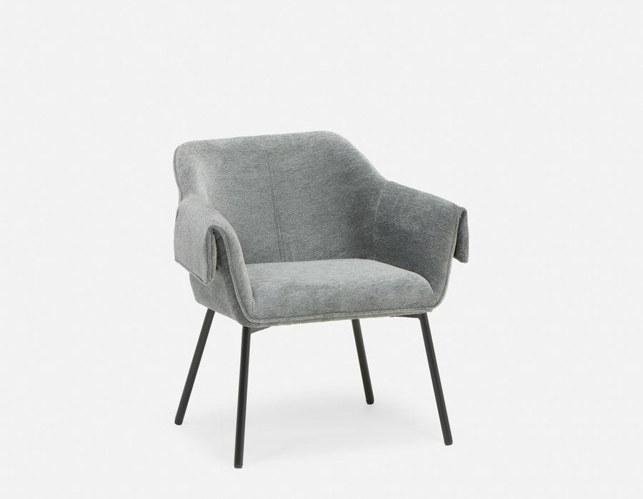 RALPH mid-century upholstered dining armchair undefined