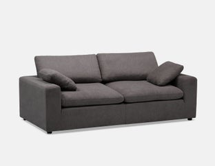 SOFT - canapé 3 places contemporain - Gris