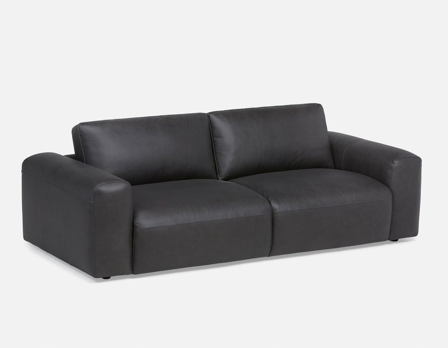 NATALIA Canapé 100% cuir 95" undefined
