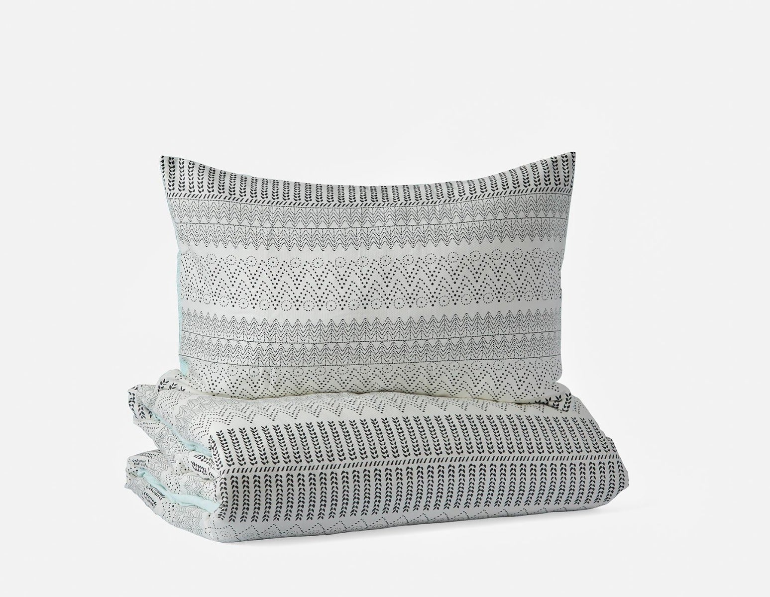 ISSA - 3-piece queen duvet cover set - Multi