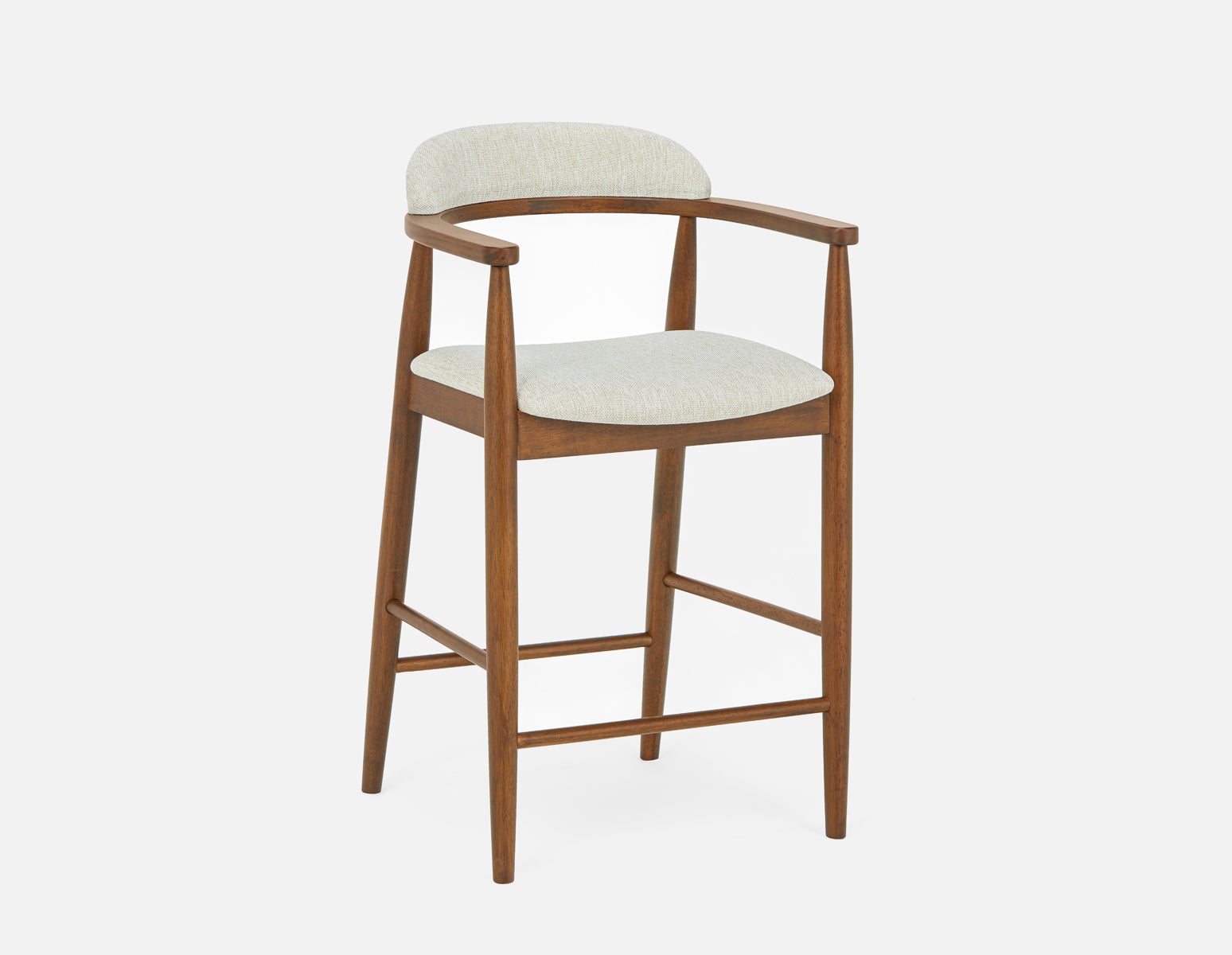 JOSY - mid-century counter stool 66cm - Beige