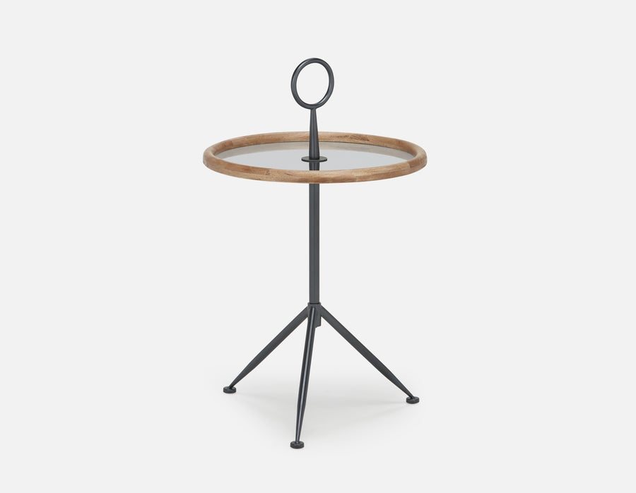 ELLIE table d'appoint ronde moderne du milieu du siècle 51cm undefined