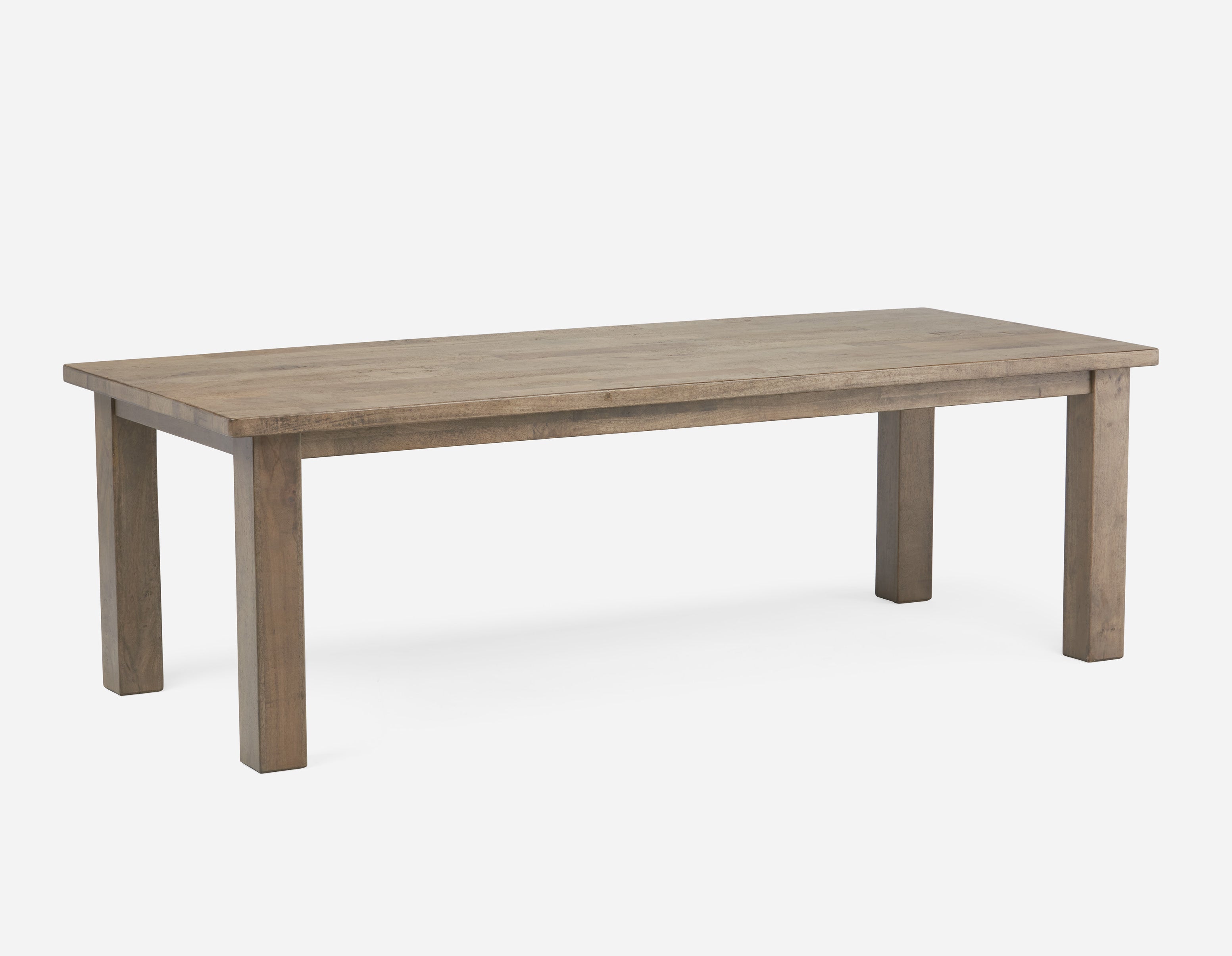 EPIRUS - grande table de salle à manger en bois de manguier massif 240 cm - Naturel