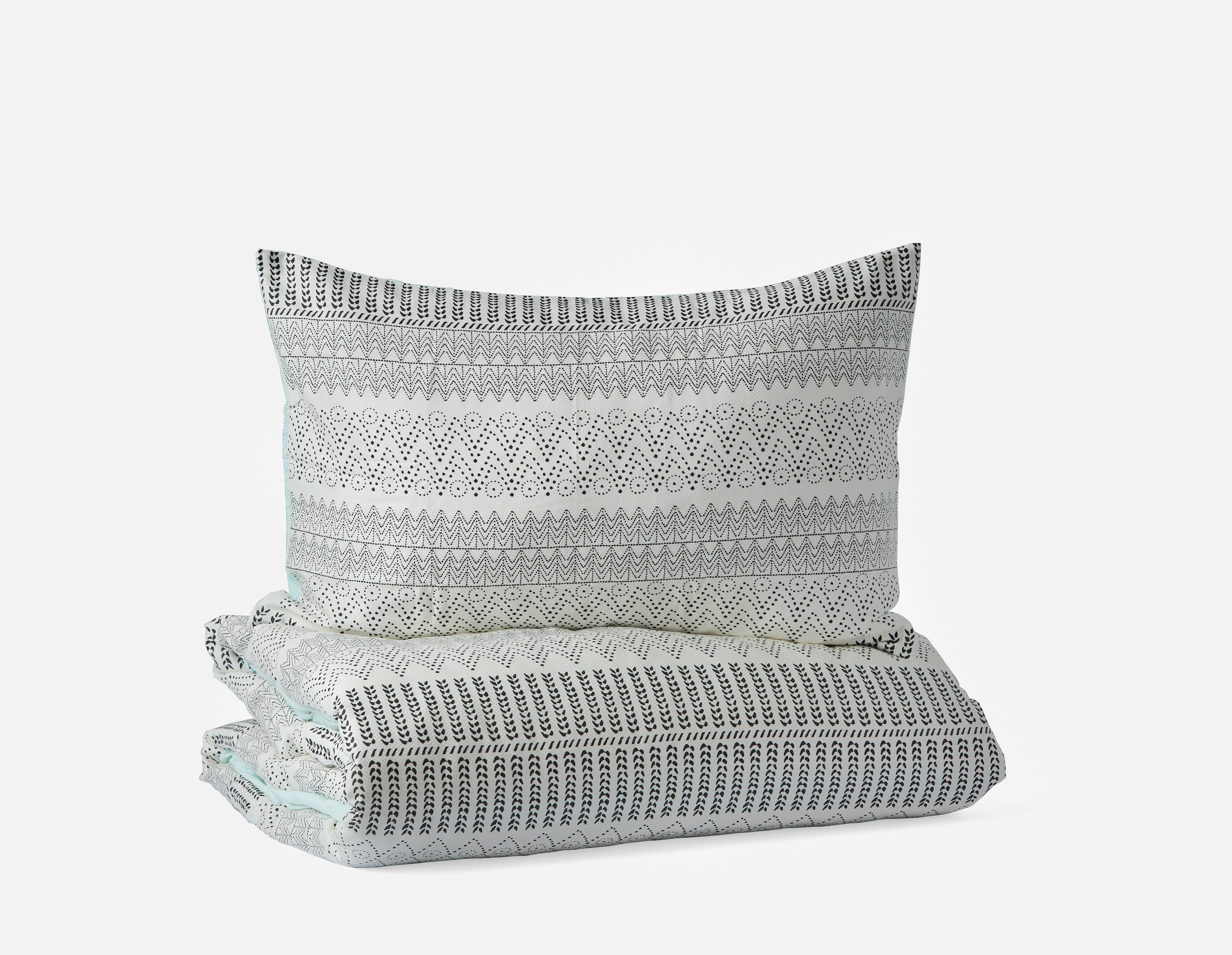 ISSA - ensemble housse de couette 3 pièces, très grand lit - Multi