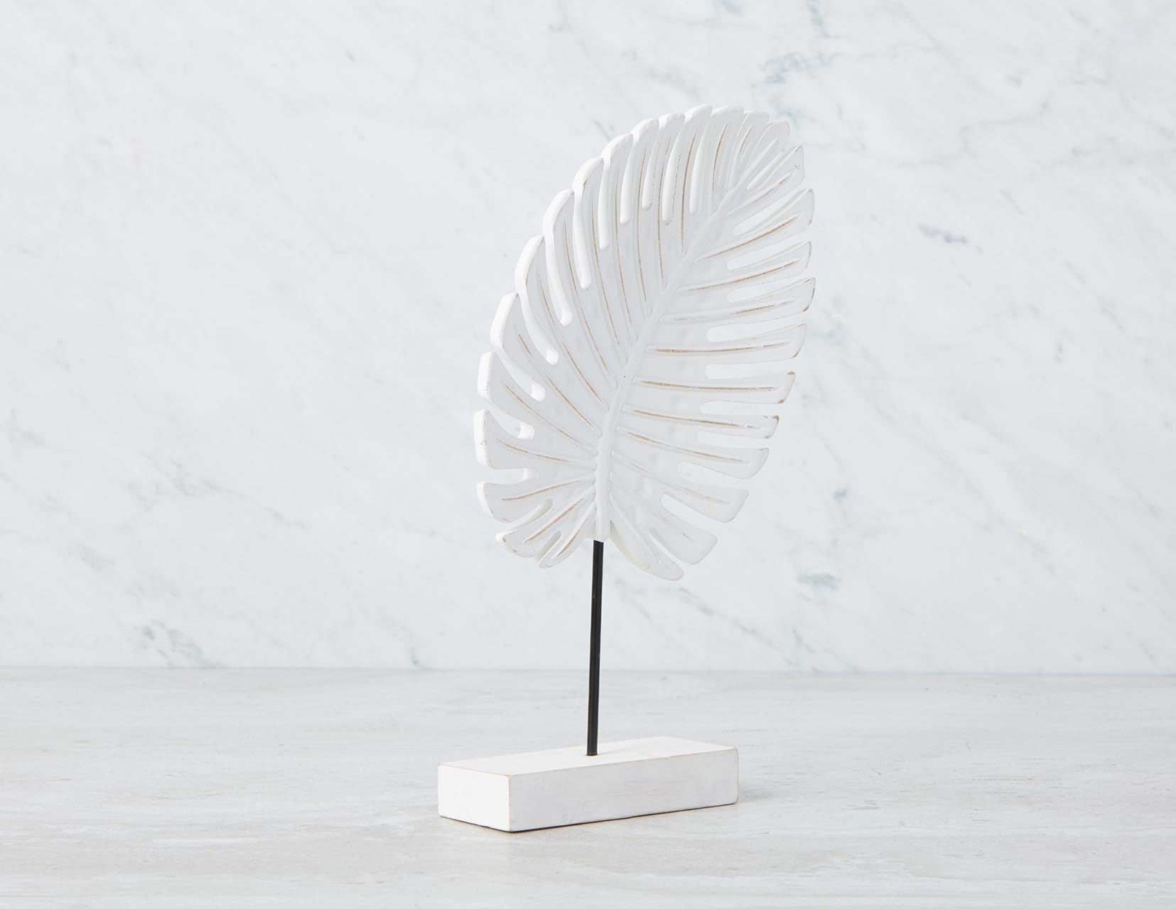 ARECA - sculpture 30 cm - Blanc