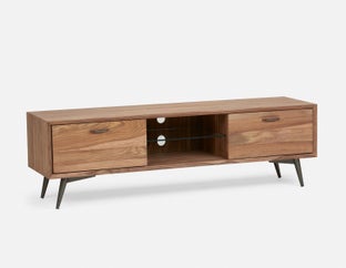 JENSON - rosewood media unit - Brown