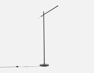LUMO - led floor lamp 147 cm height - Black