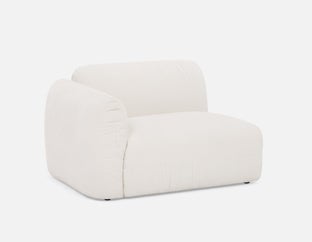 MODENA - canapé modulaire accoudoir gauche s'adapte à votre espace - Beige