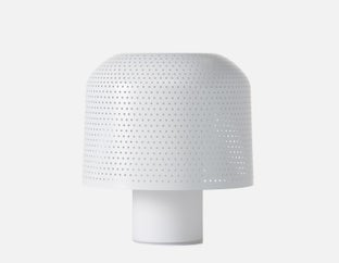 GERA - lampe de table 29 cm haut - Blanc