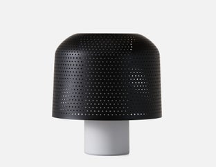 GERA - table lamp 29 cm height - Black