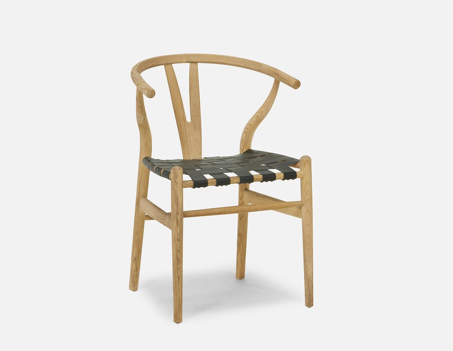 BILIA chaise de salle à manger en bois d'orme undefined
