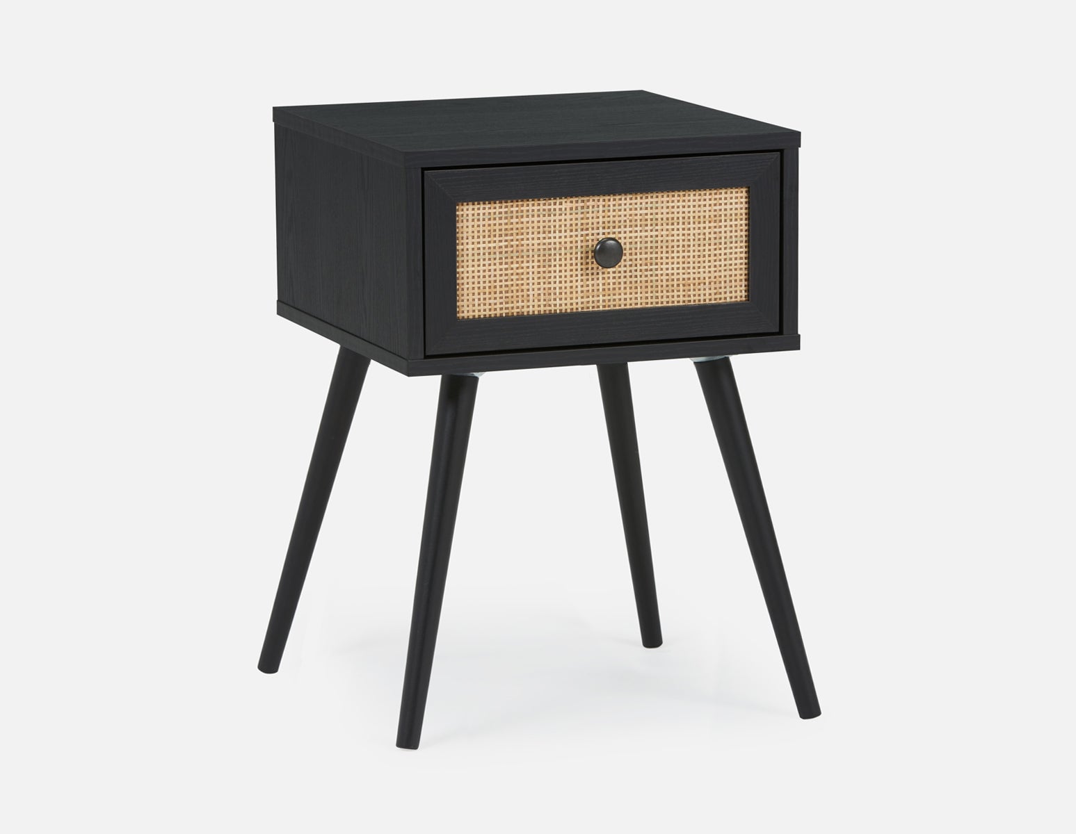 JETT - table d'appoint avec rangement - Noir