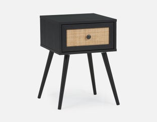 JETT - table d'appoint avec rangement - Noir