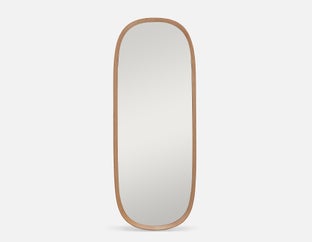 DONTE - oak framed mirror 45 cm x 115 cm - Oak