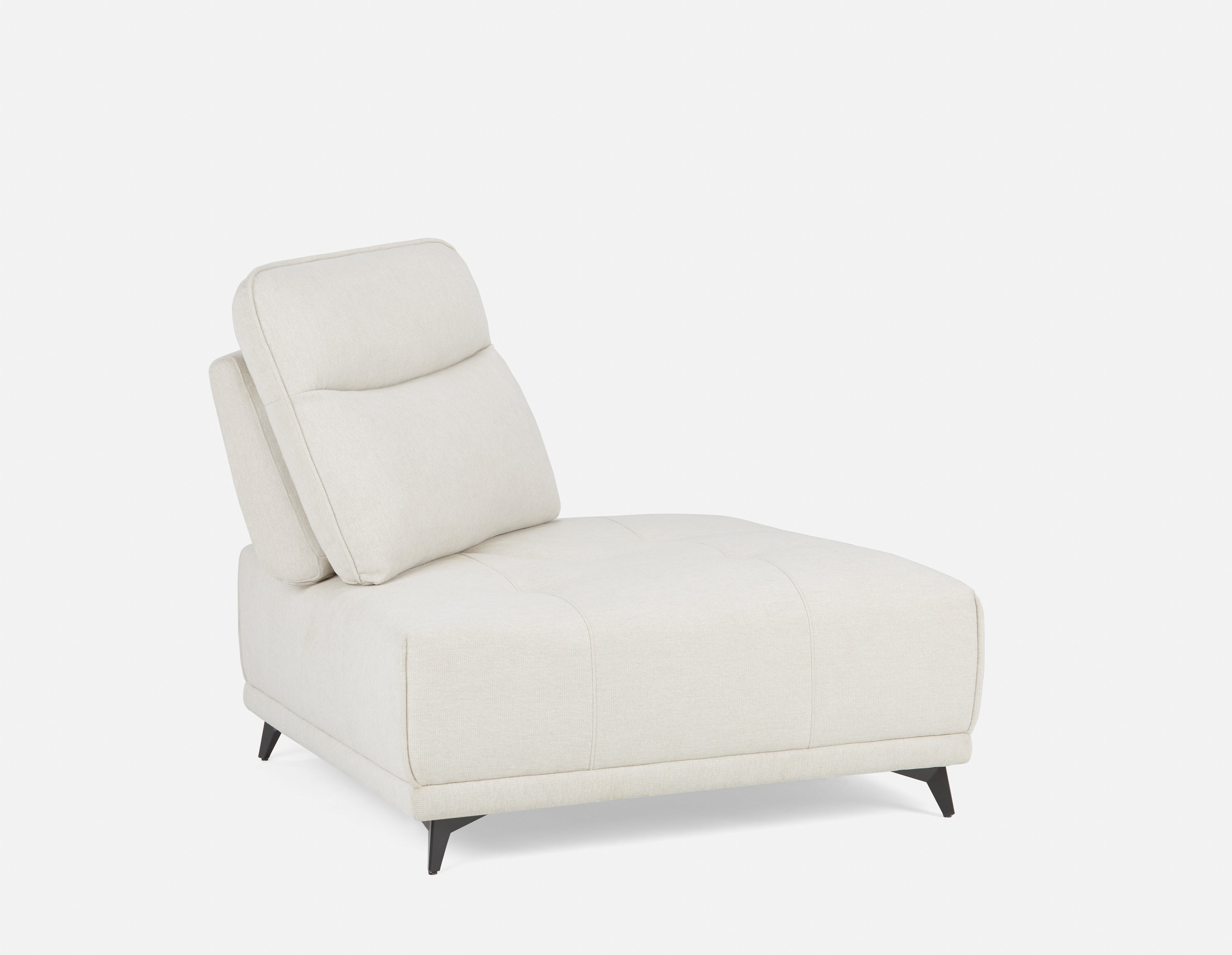 SIMON - corner seat with adjustable backrest - Beige