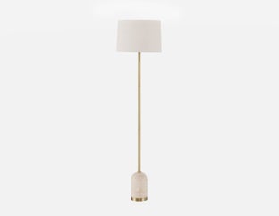 LURAS - lampe sur pied 152 cm haut. - Beige