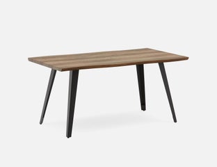 JERRY - mid-century modern dining table 160 cm - Walnut
