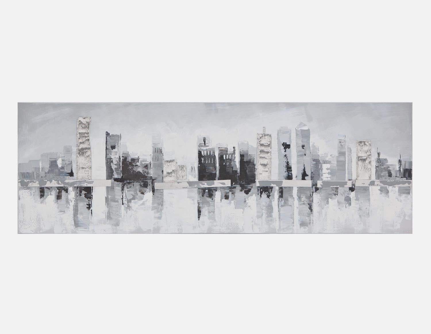 6402S1 - hand painted artwork 150cm x 50cm - Multi