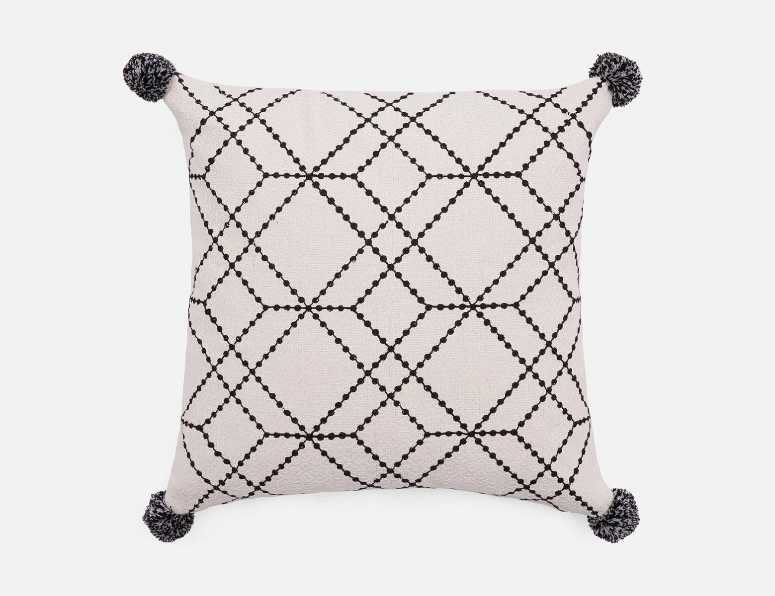 ALO - cushion 45cm x 45cm - Black/White