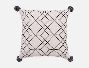ALO - coussin 45cm x 45cm - Noir/blanc