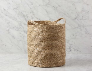 JAKE - grass weaving basket 37 cm - Natural