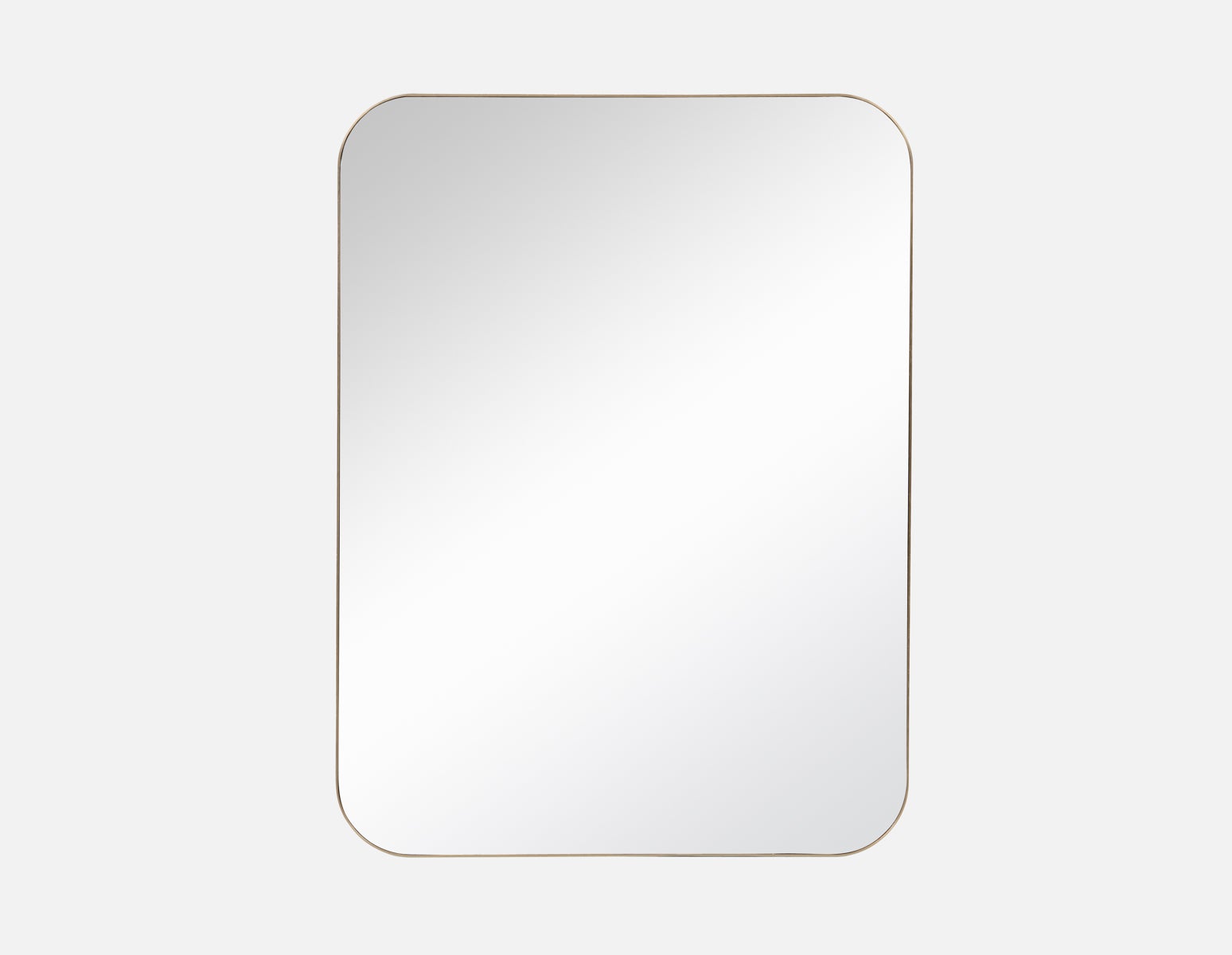 SIGMUS - miroir en acier inoxydable 60 cm x 80 cm - Laiton