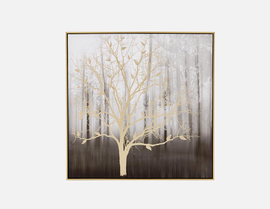 ALBERO giclée encadrée avec embellissement 83 cm x 83 cm undefined