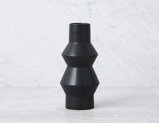 SEGO - ceramic vase 27 cm - Black