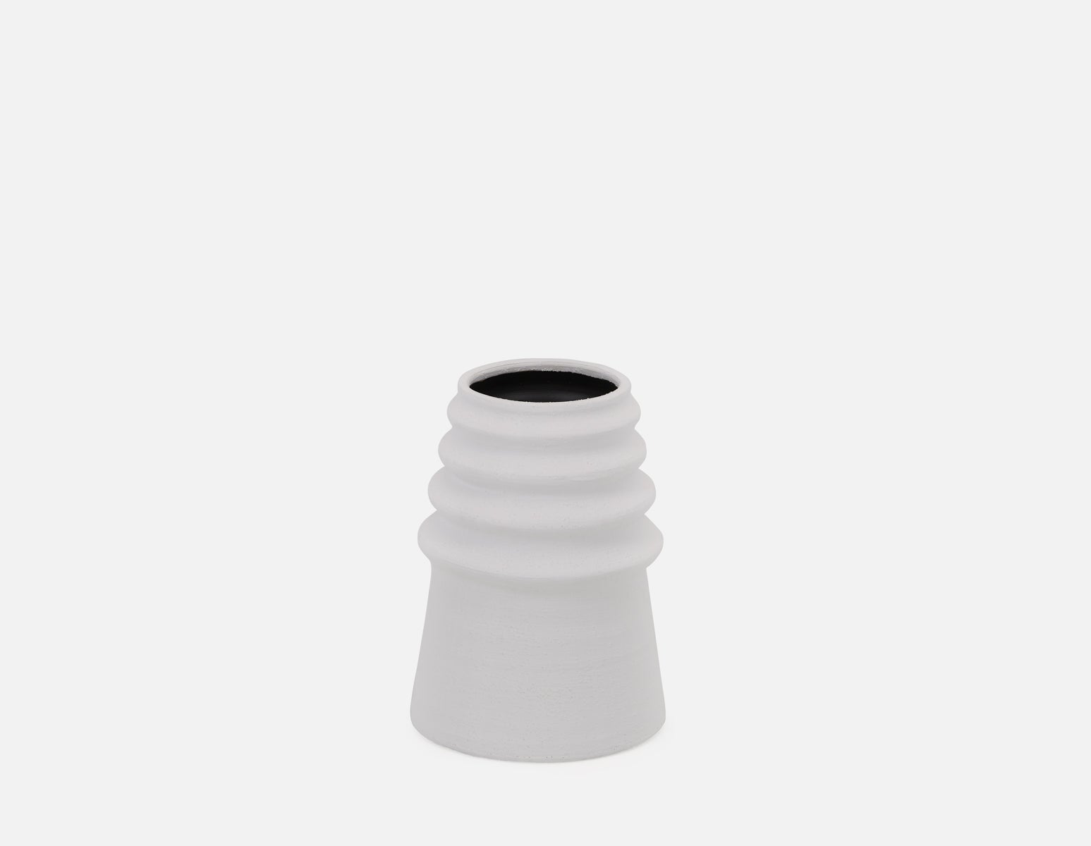 NED - ceramic vase 21 cm - White